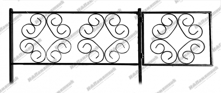 Ограда "Цветок" № 15