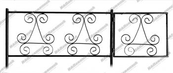 Ограда "Треугольник" № 16