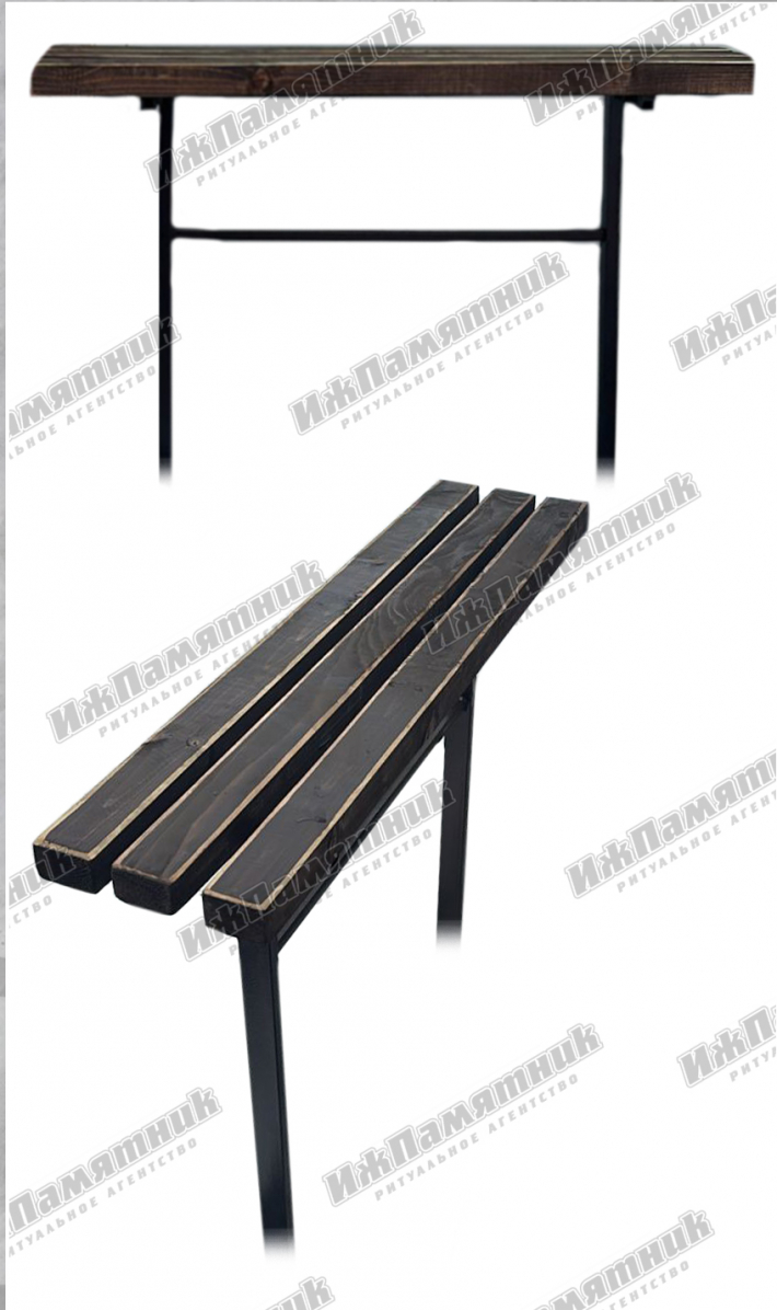 Лавка с деревянным верхом № 11