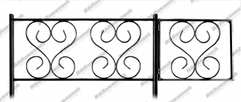 Ограда "Сердце" № 18